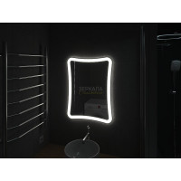 Зеркало для ванной с подсветкой Ривьера 70х100 см